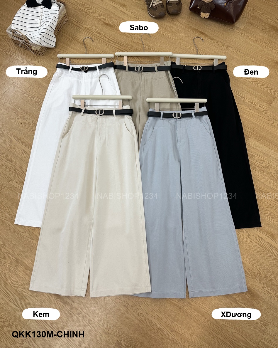 Quần Kaki Số 130-M 6608 OS Túi Viền+Nịt
