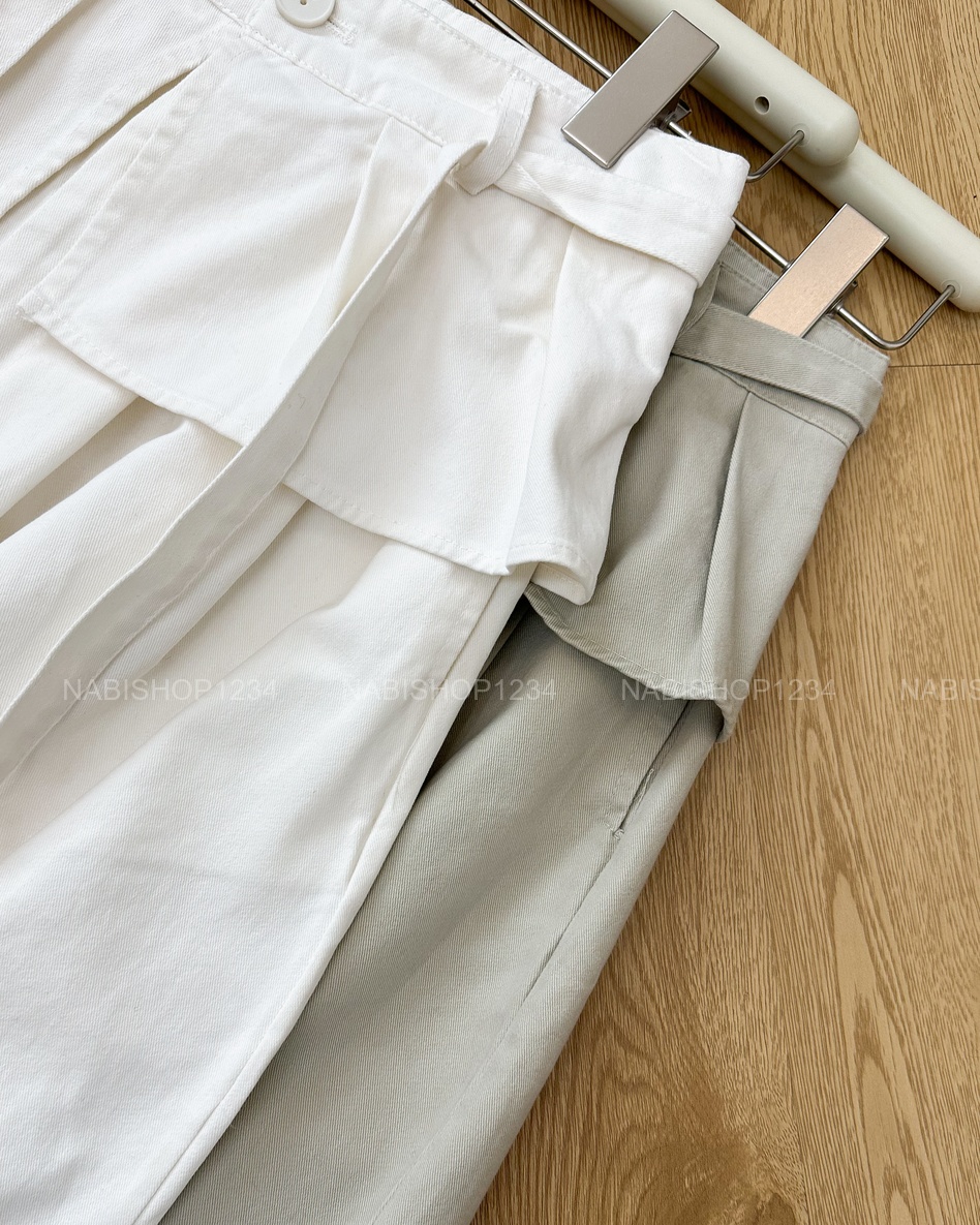 Quần Kaki Số 131-D 0283 OR Thân Bèo+Dây