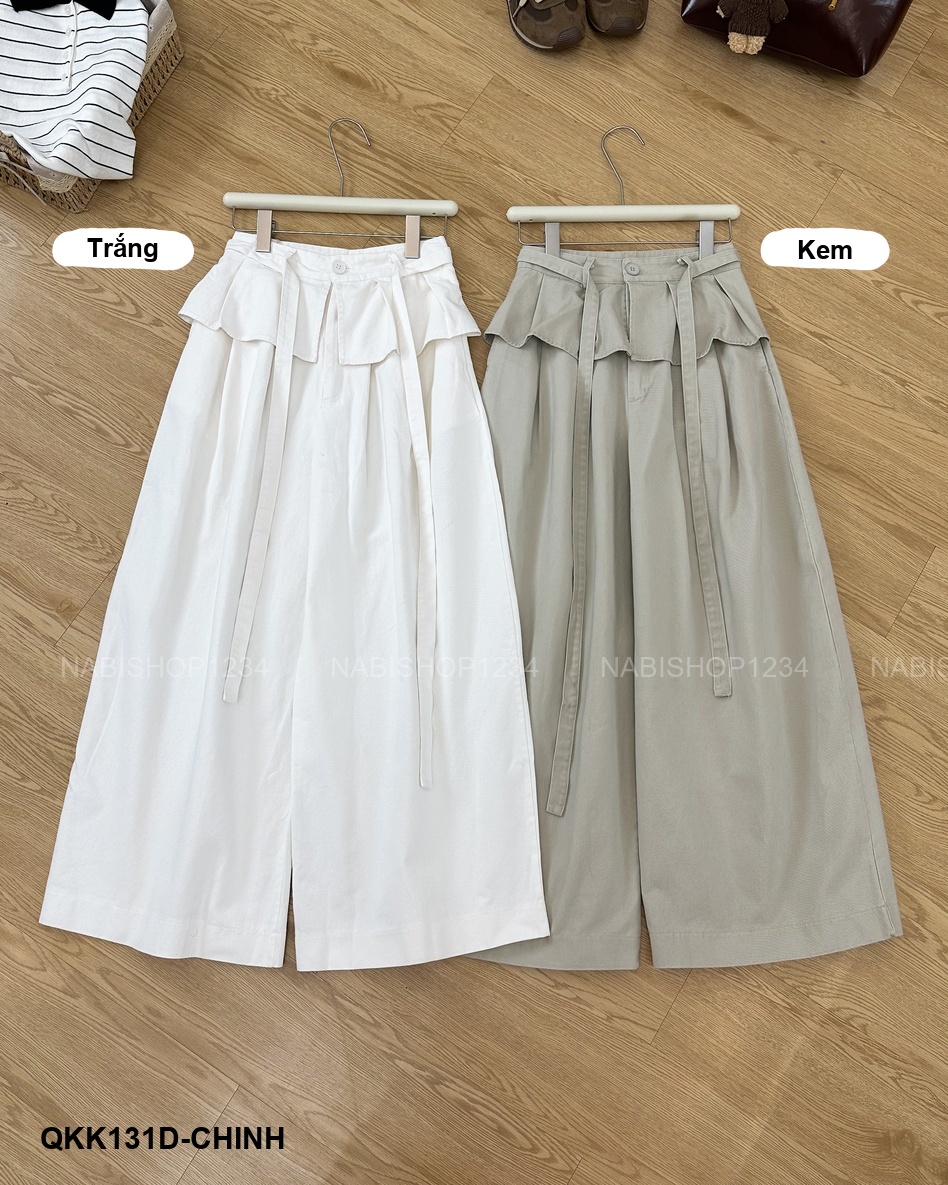 Quần Kaki Số 131-D 0283 OR Thân Bèo+Dây