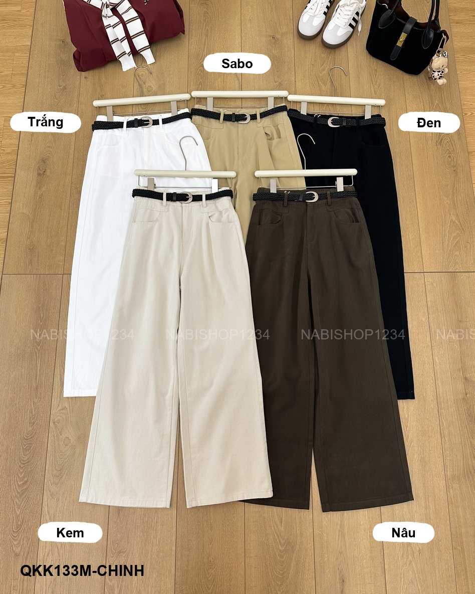 Quần Kaki Số 133-M 6683 OS Túi Viền+Nịt
