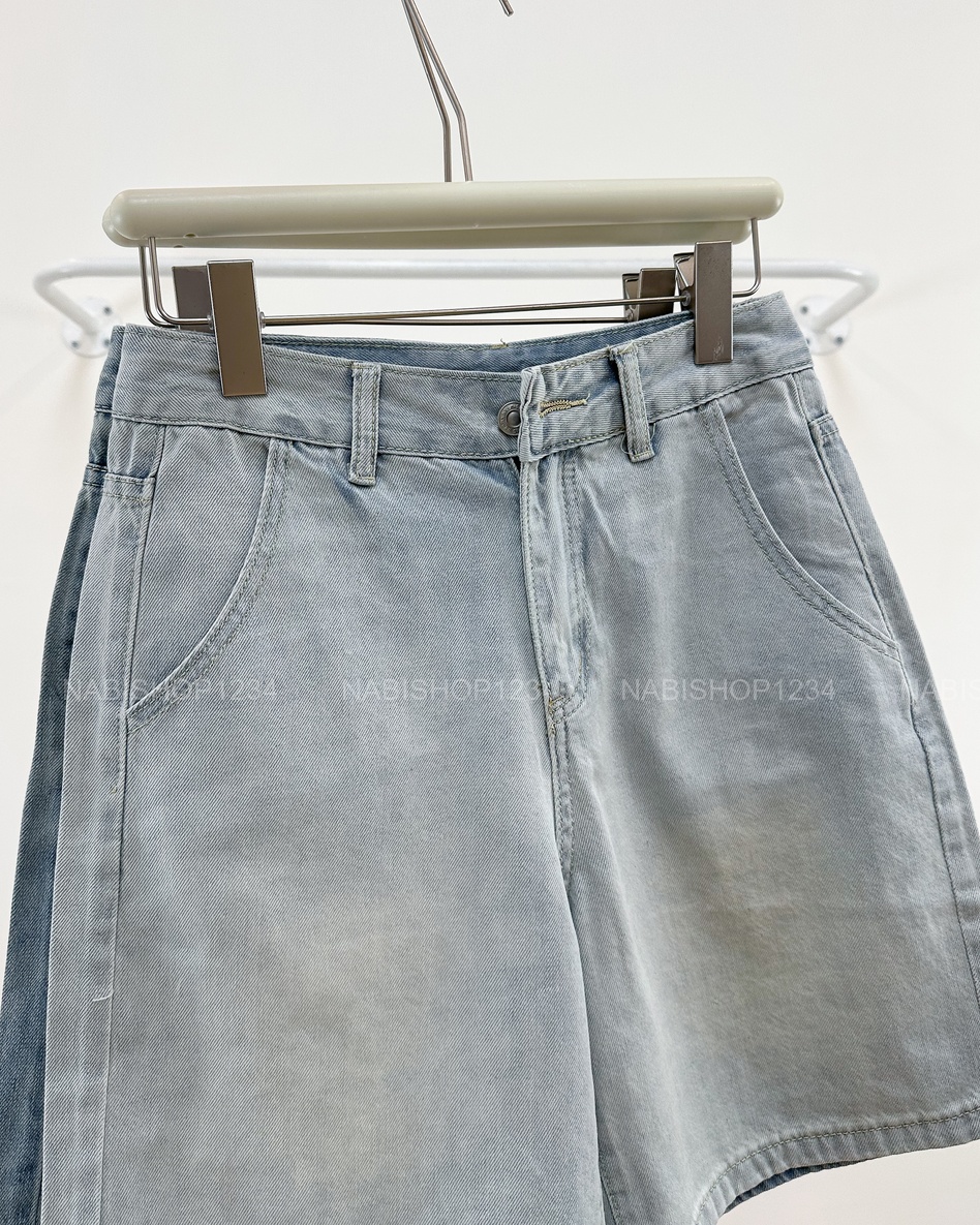 Quần Short Số 163-D 8193 Ngố Jean Trơn