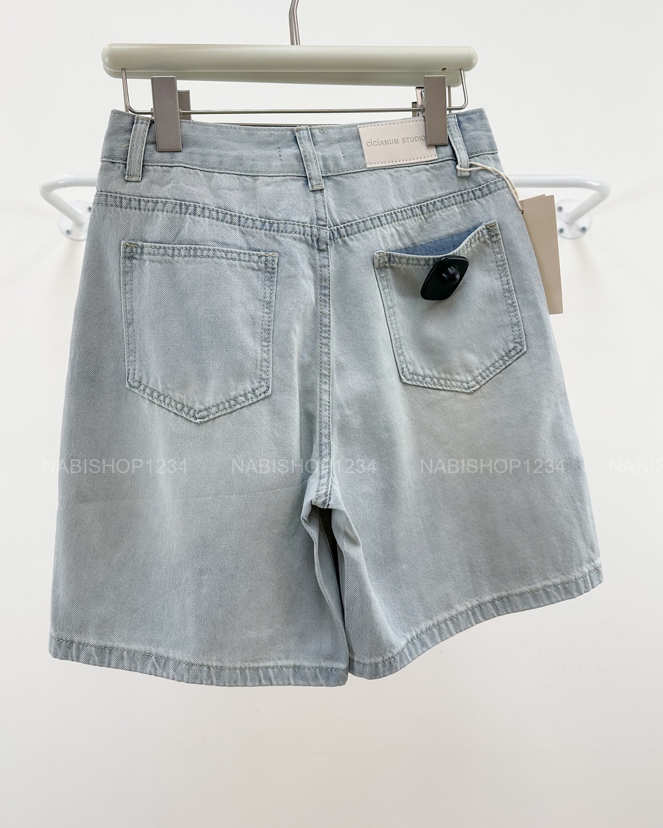 Quần Short Số 163-D 8193 Ngố Jean Trơn