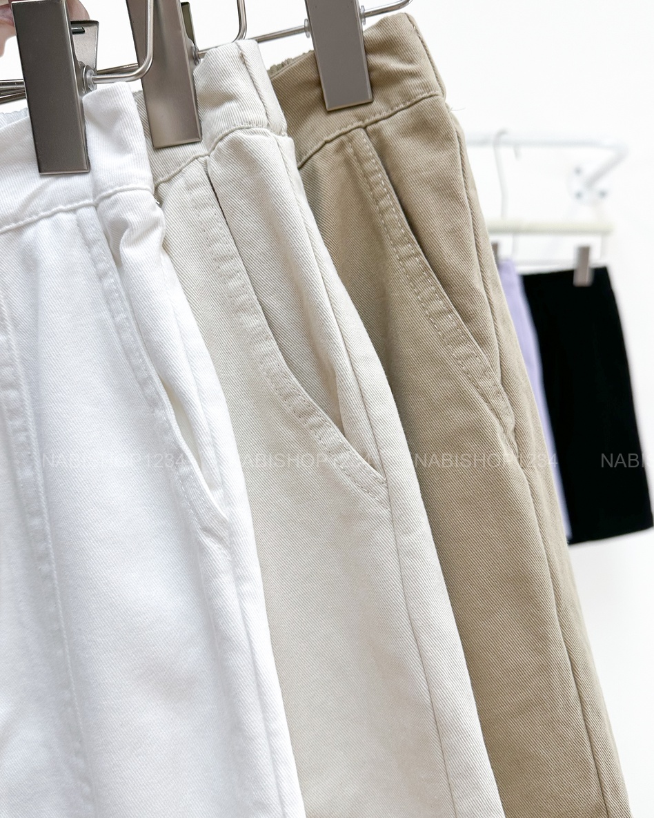 Quần Short Số 165-D 1603 Kaki Viền Giữa