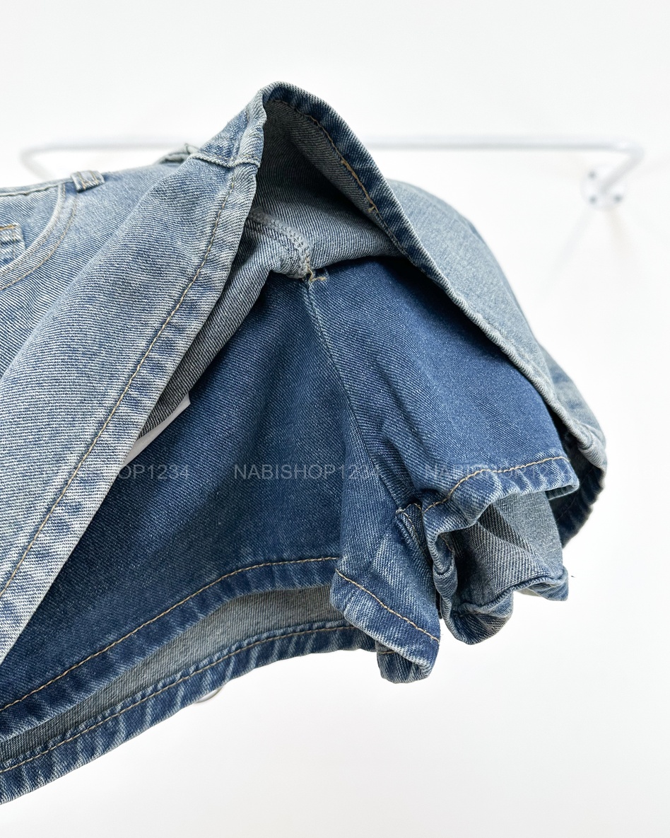 Quần Short Số 166-B 7315 Jean Giả Váy