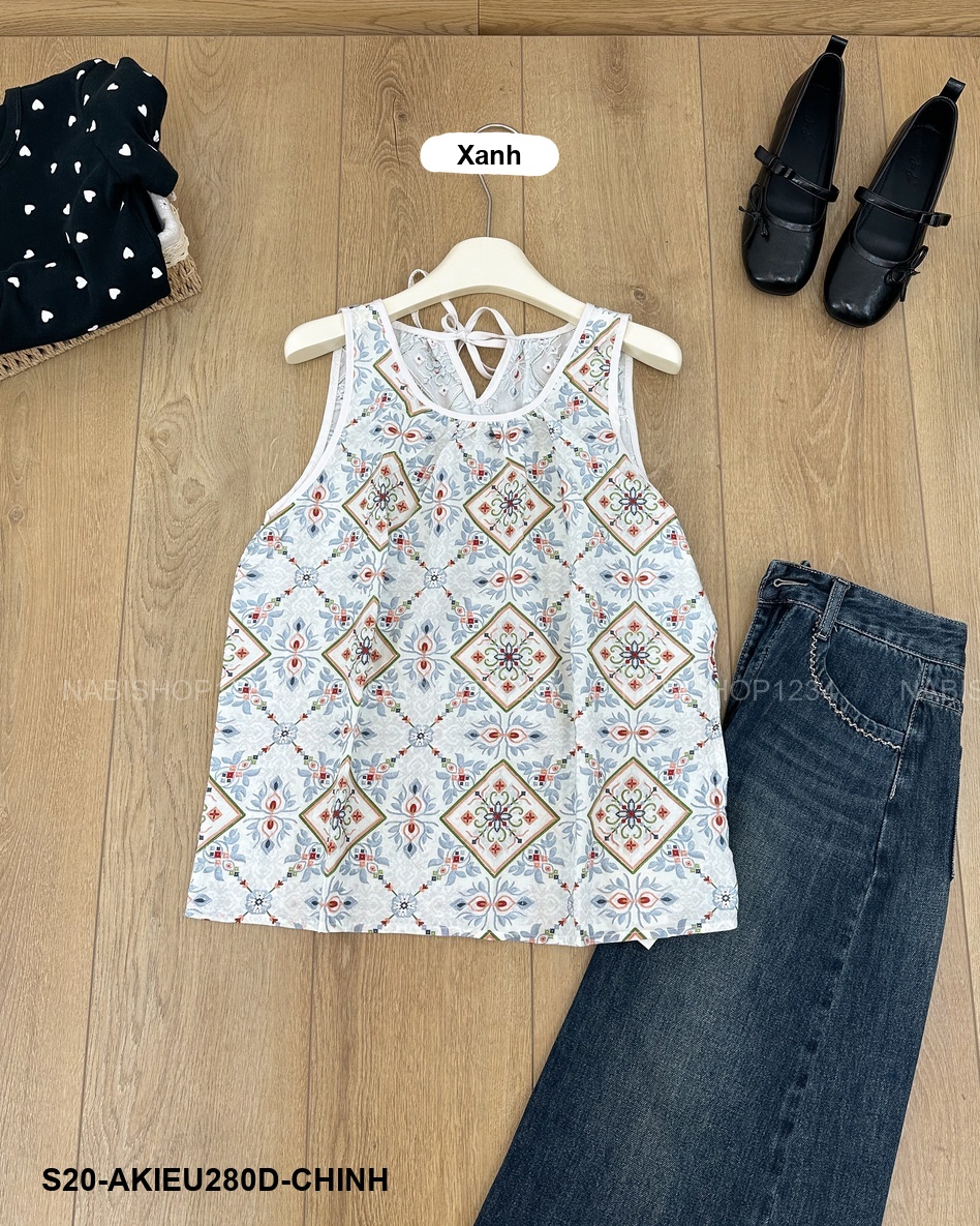 S20 Áo Kiểu Số 280-D SN Thổ Cẩm