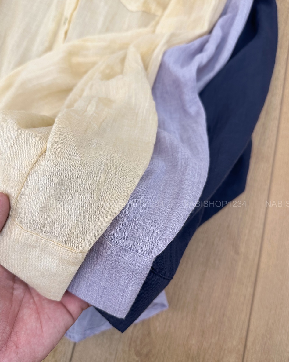 S20 Áo Sơ Mi Số 321-D 6038 TD Đũi Trơn