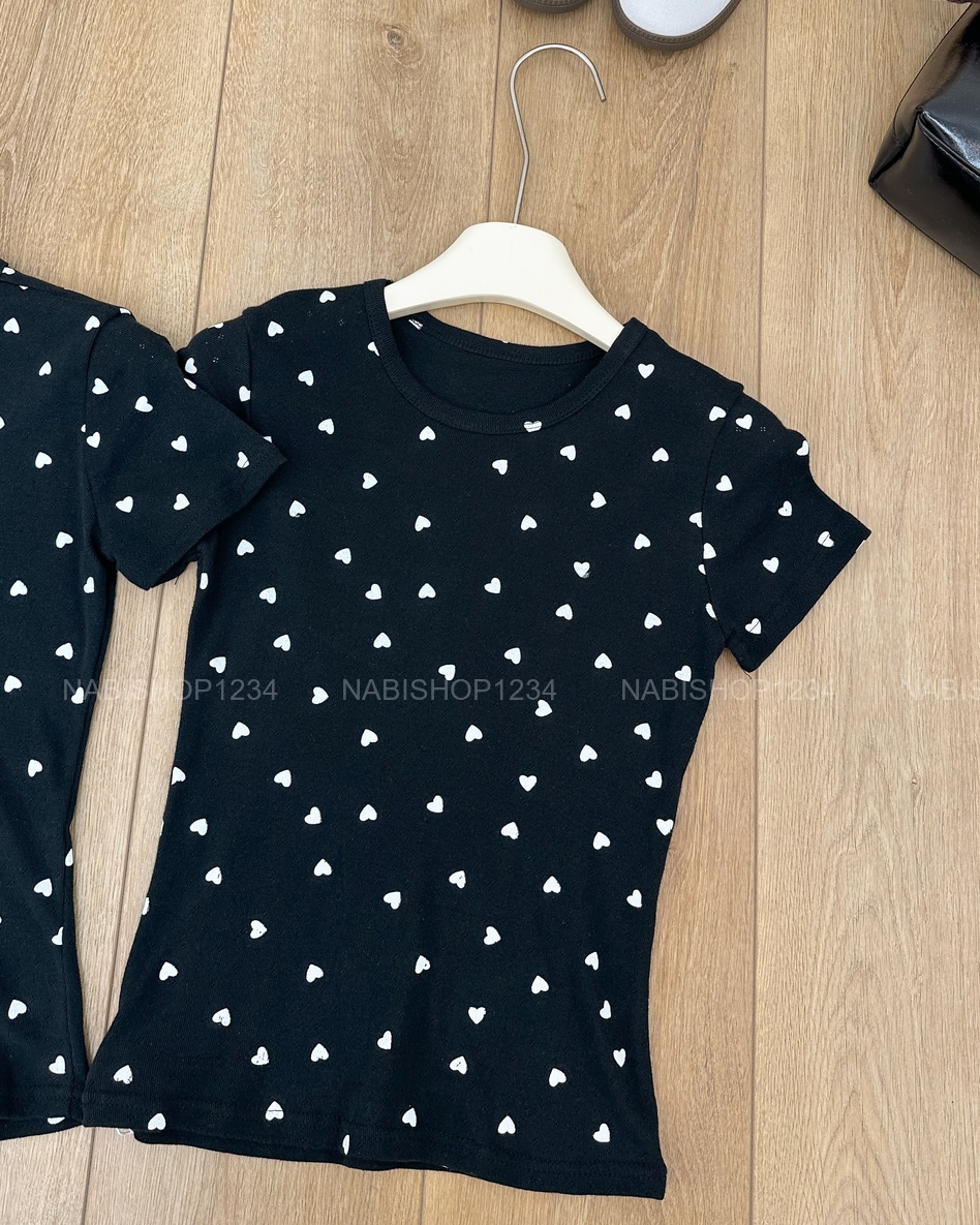 S20 Áo Thun Số 193-A 5294 Babytee Tim