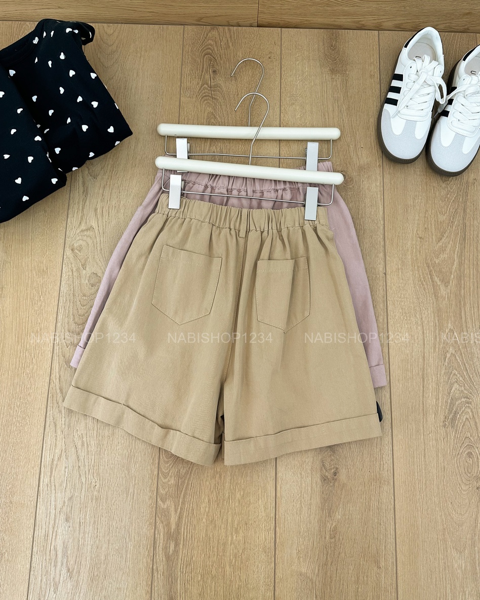S20 Quần Short Số 151-B 1212 Kaki Lật Lai LT New