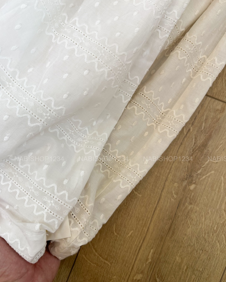 S30 Váy Số 158-D 1839 Thô Thêu Sát Nách