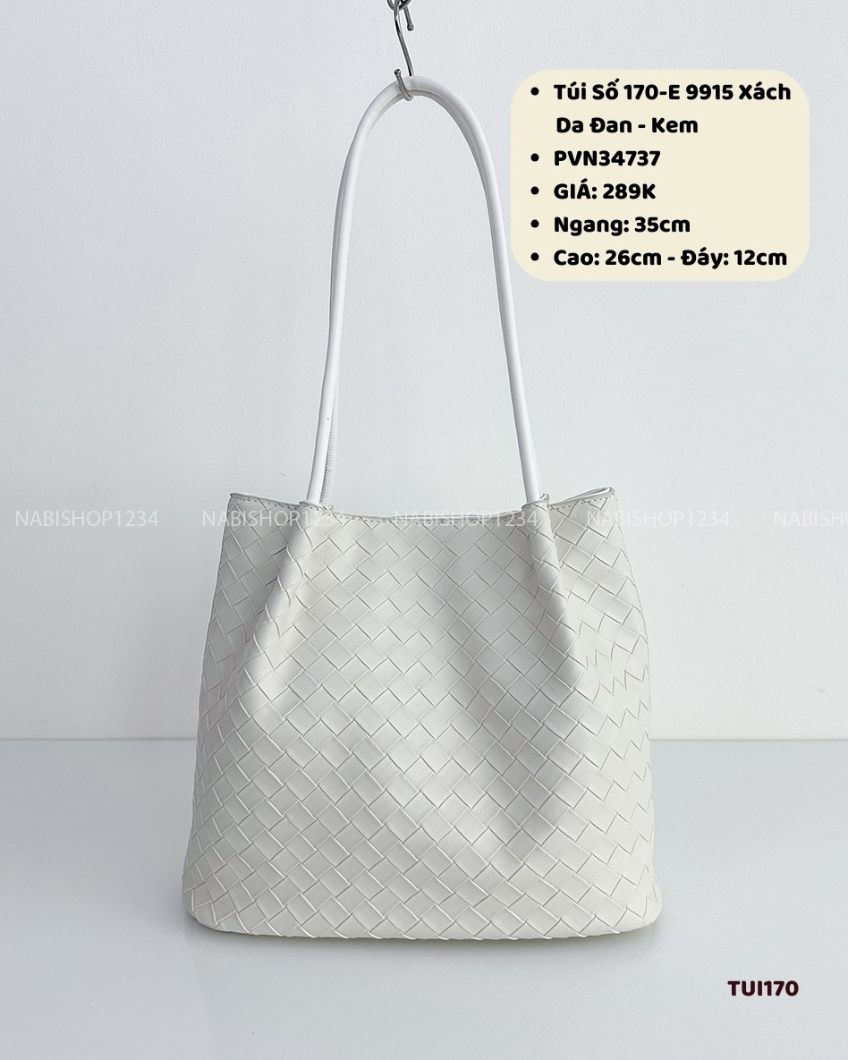 Túi Số 170-E 9915 Xách Da Đan