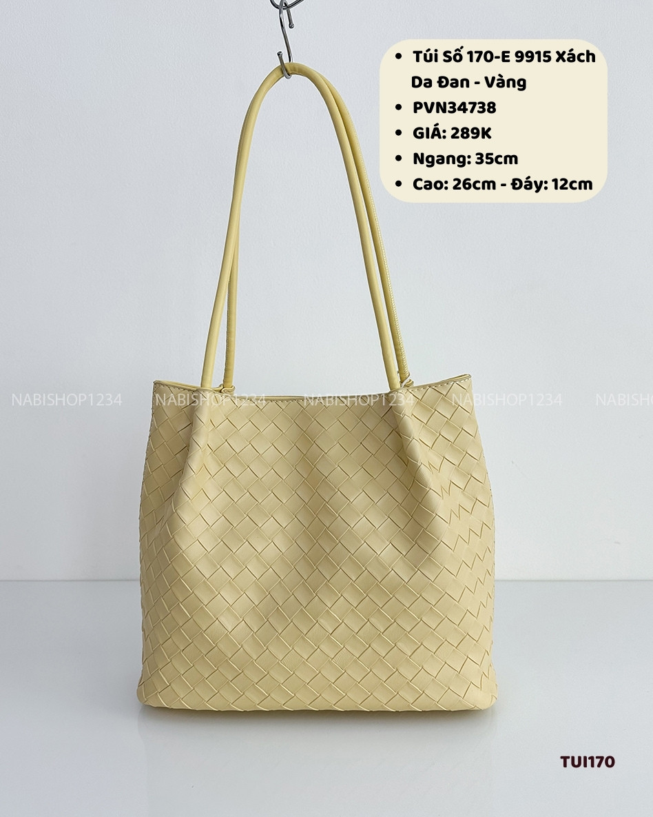 Túi Số 170-E 9915 Xách Da Đan