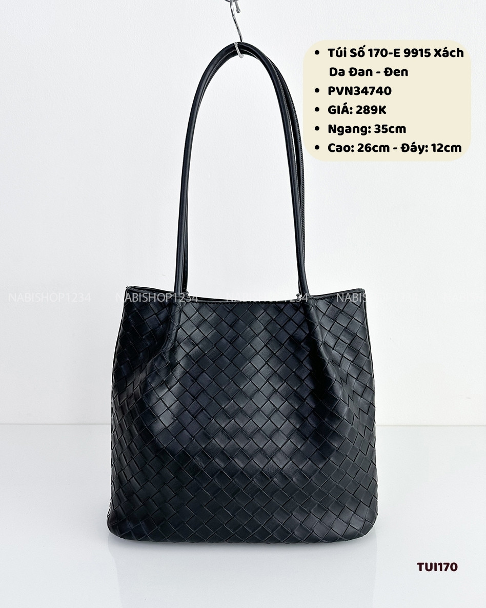 Túi Số 170-E 9915 Xách Da Đan