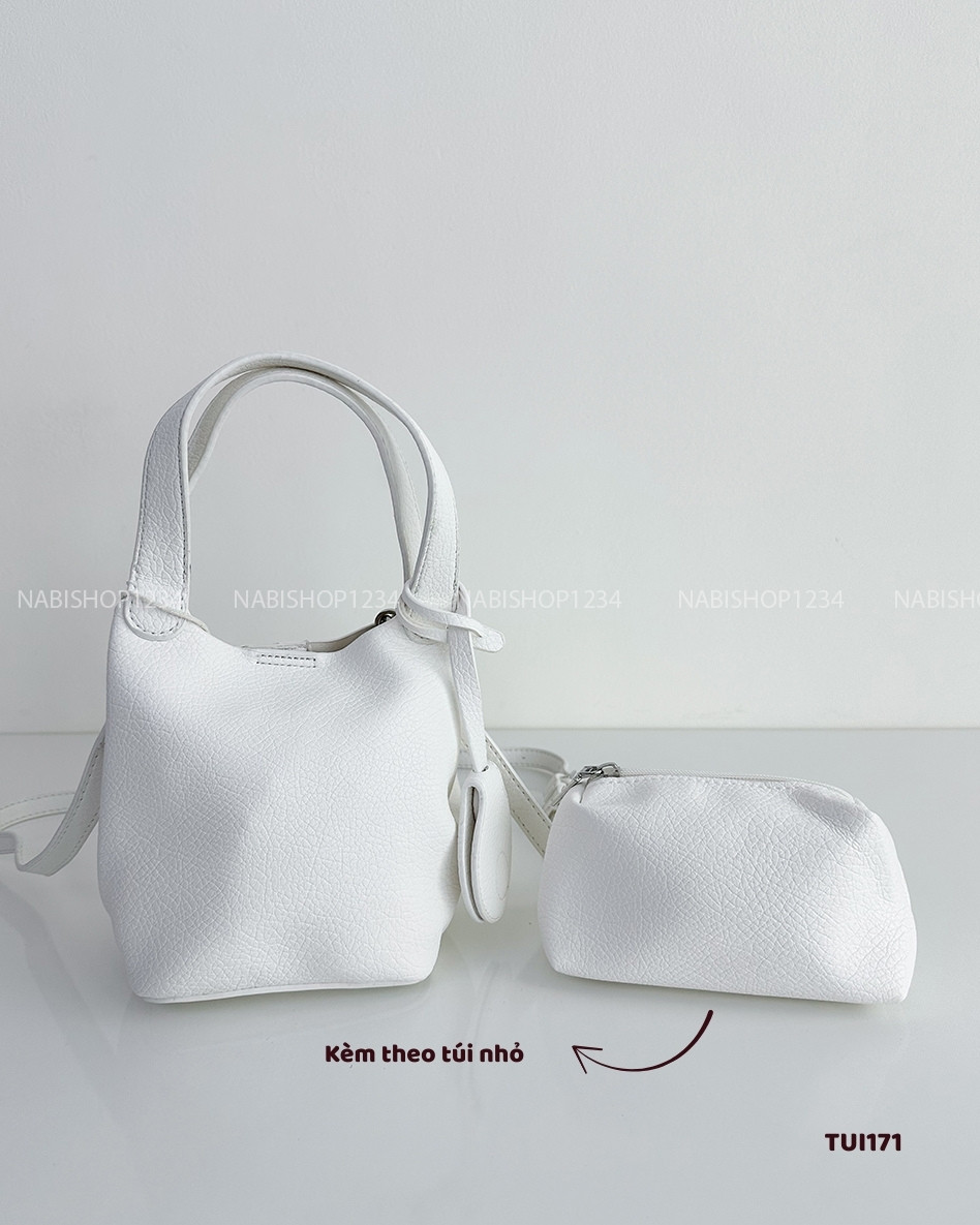 Túi Số 171-E 7180 Da Đeo Chéo Tag + Ví