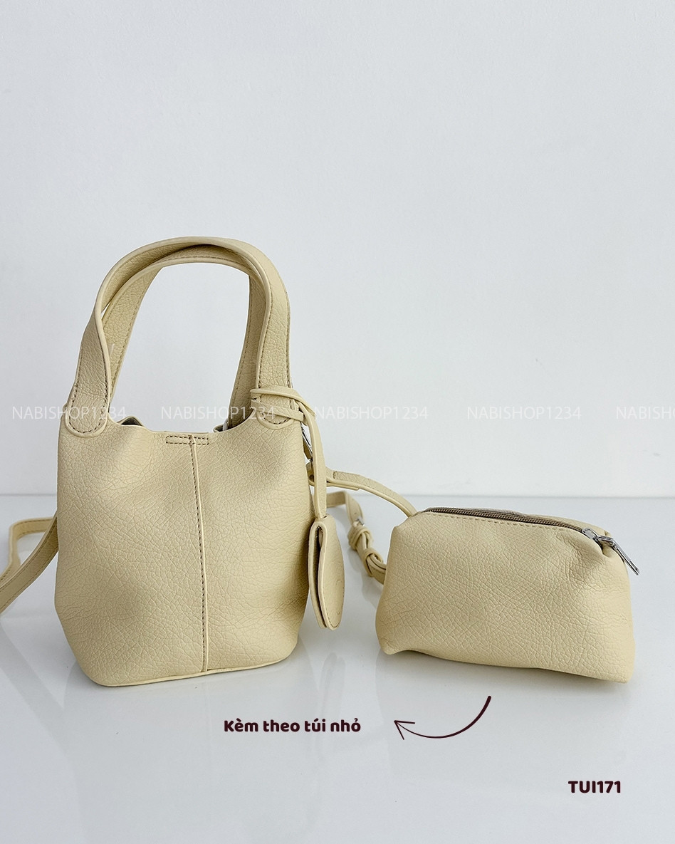 Túi Số 171-E 7180 Da Đeo Chéo Tag + Ví