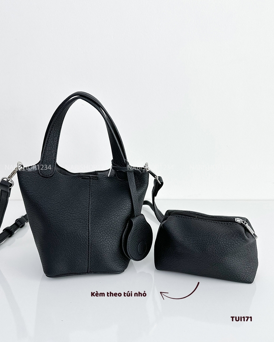 Túi Số 171-E 7180 Da Đeo Chéo Tag + Ví