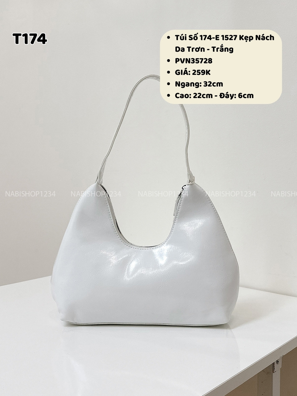 Túi Số 174-E 1527 Kẹp Nách Da Trơn
