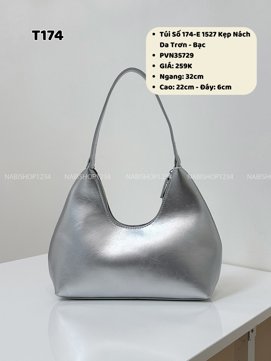 Túi Số 174-E 1527 Kẹp Nách Da Trơn