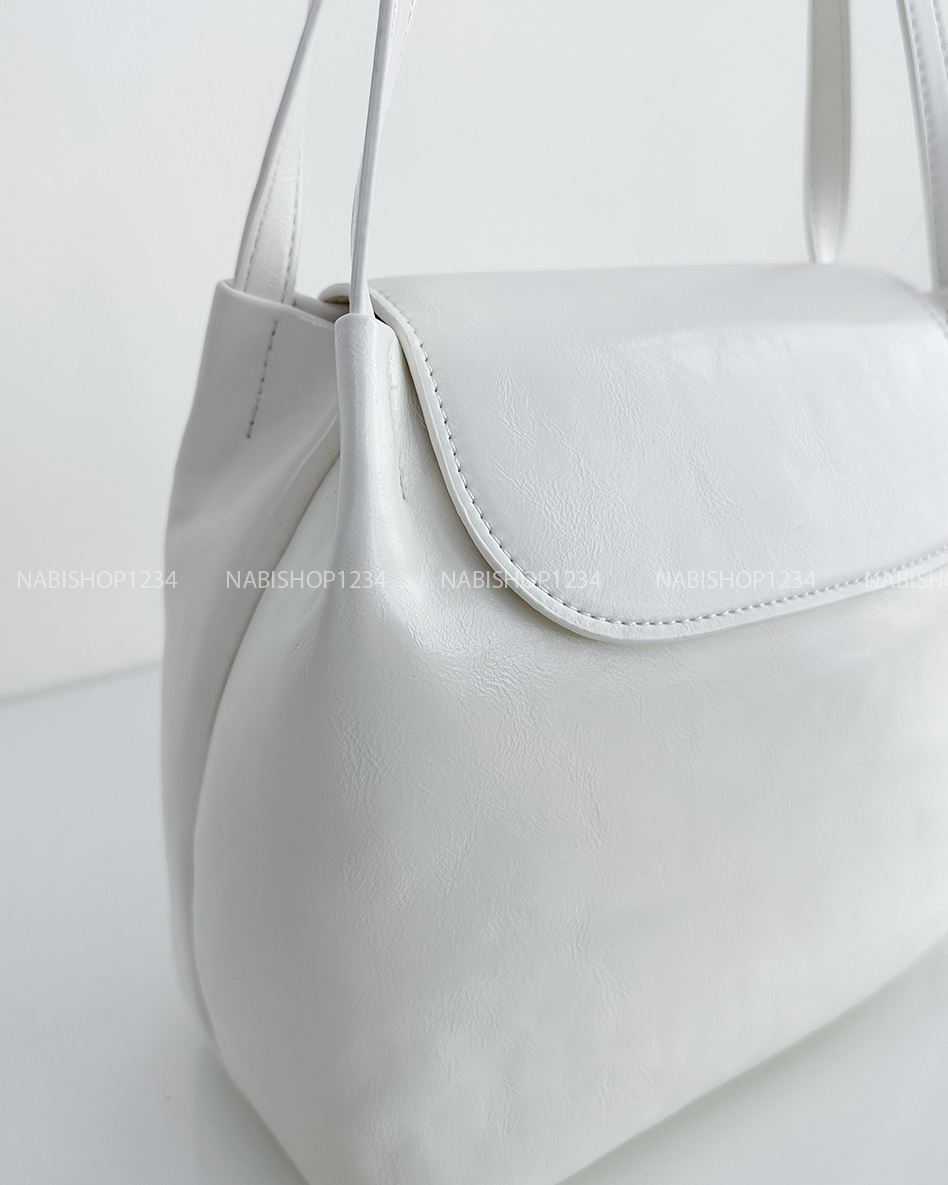 Túi Số 175-E 9916 Da 2 Dây Trơn Nắp Gập