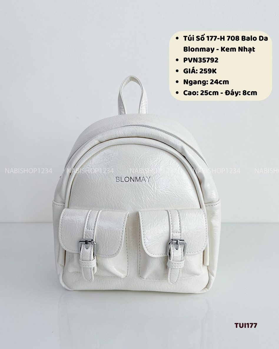 Túi Số 177-H 708 Balo Da Blonmay