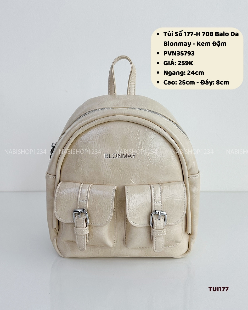Túi Số 177-H 708 Balo Da Blonmay