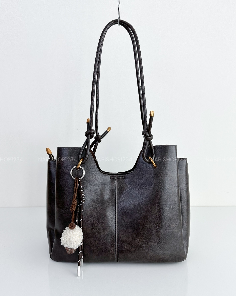 Túi Số 178-H 8668 Da 3 Ngăn + MK Kem