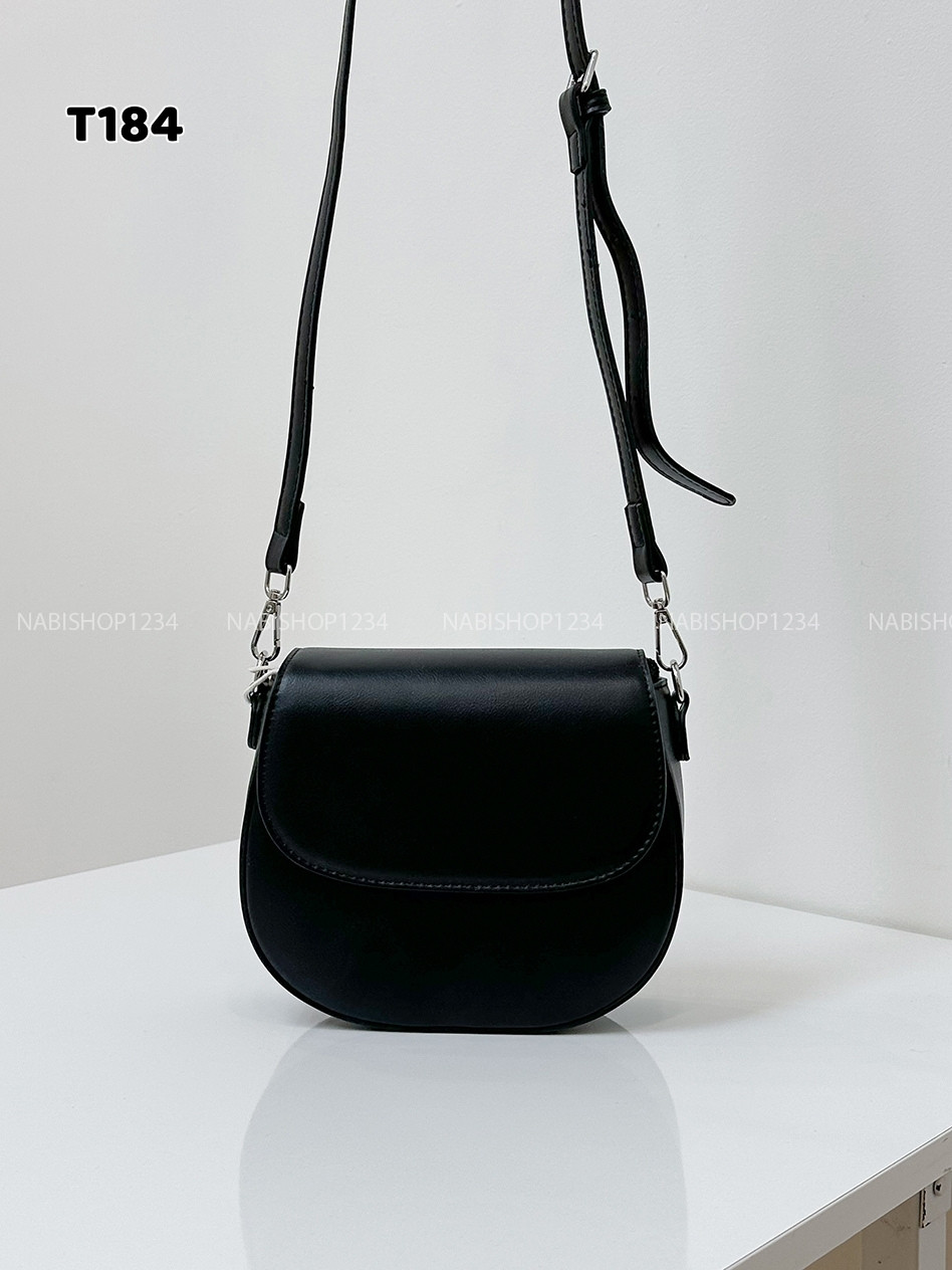 Túi Số 184-E 3119 Đeo Chéo Trơn Nắp Gập