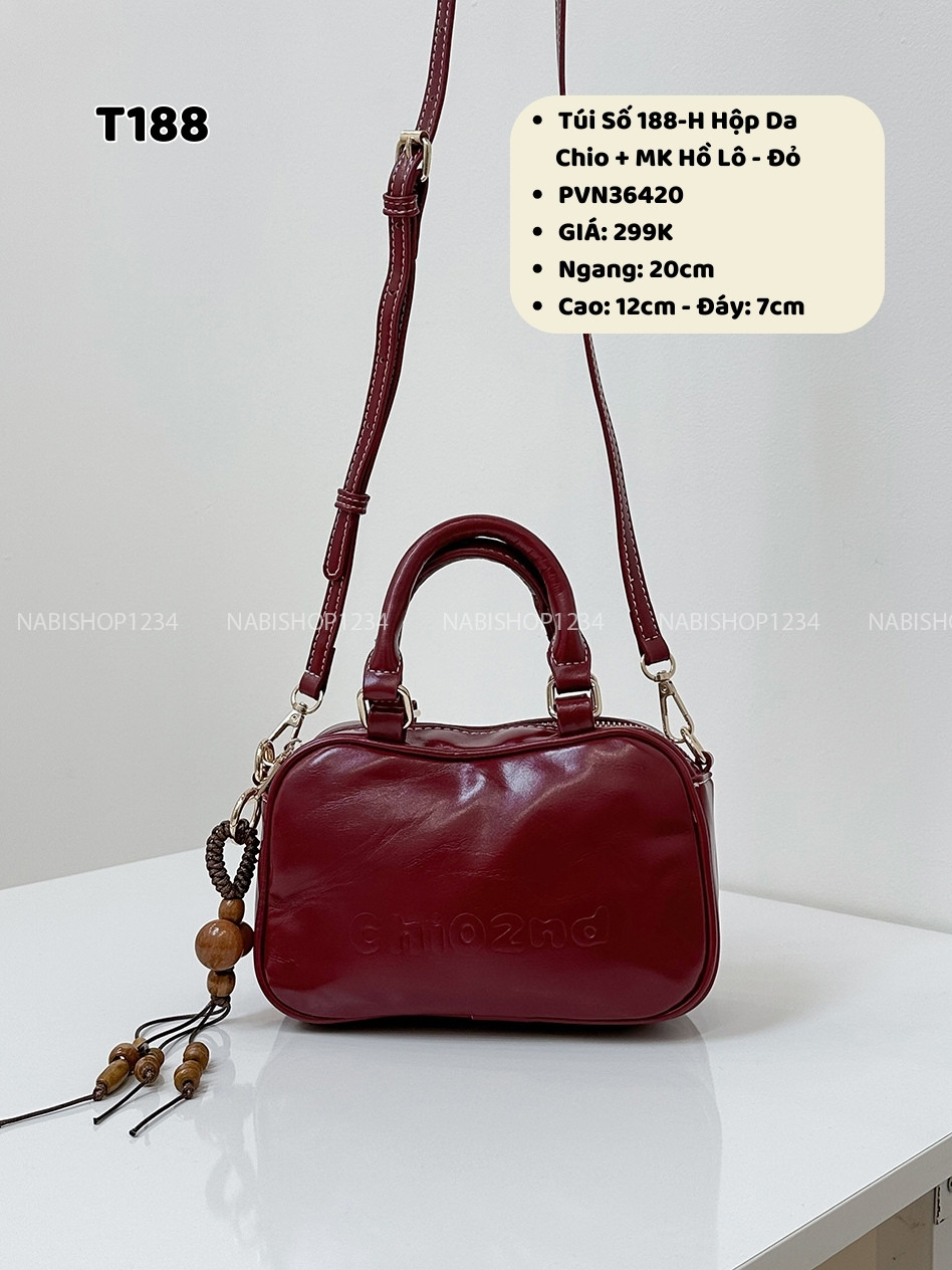 Túi Số 188-H Hộp Da Chio + MK Hồ Lô