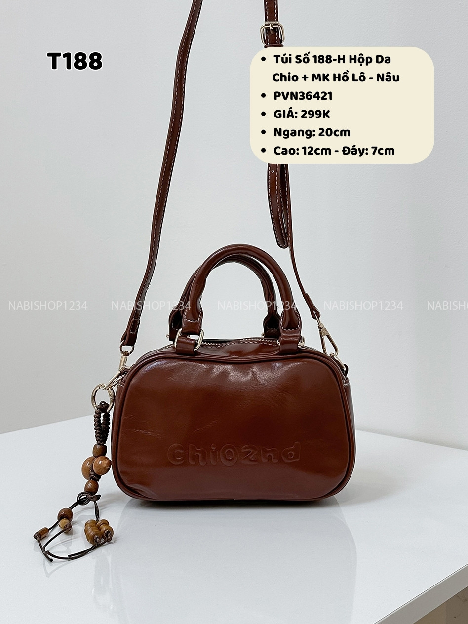Túi Số 188-H Hộp Da Chio + MK Hồ Lô