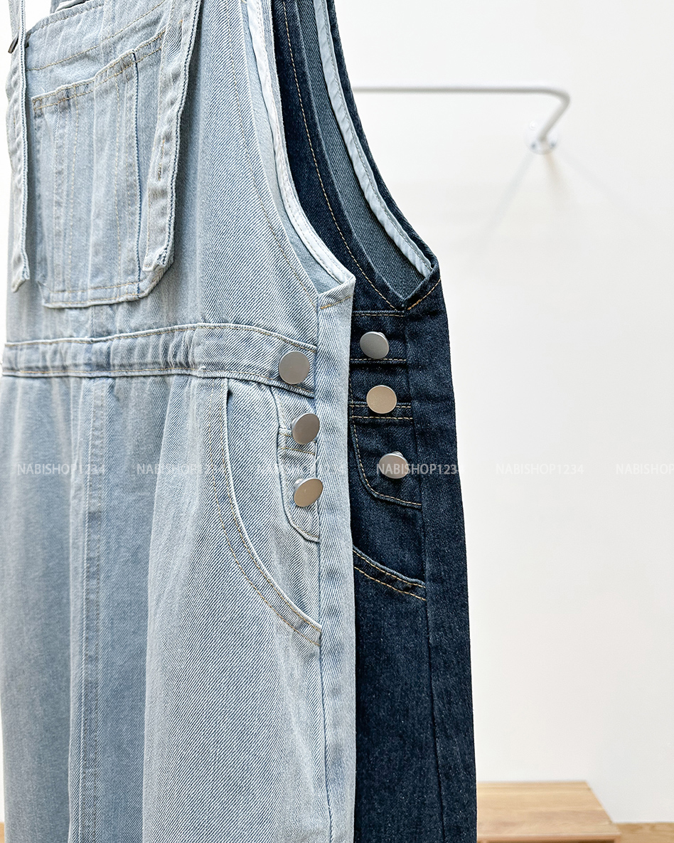 Yếm Số 47-D 7729 Váy Jean Viền Chỉ