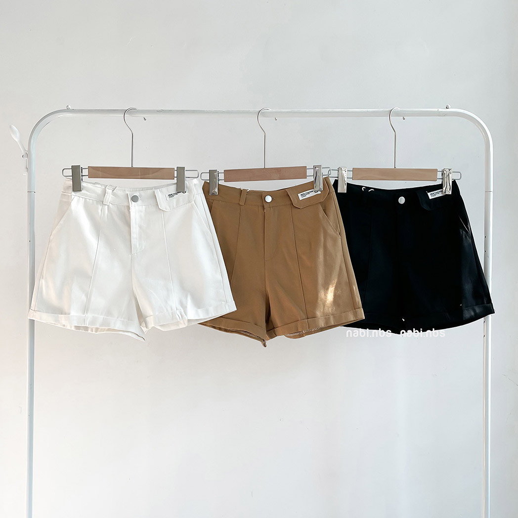 (SC99K) A 3314 Quần Short Kaki Sticker
