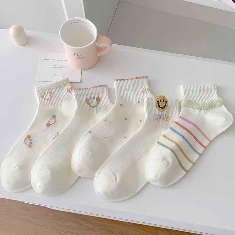 Tất Số 94-K Ngắn Mặt Cười Mặt Xiao