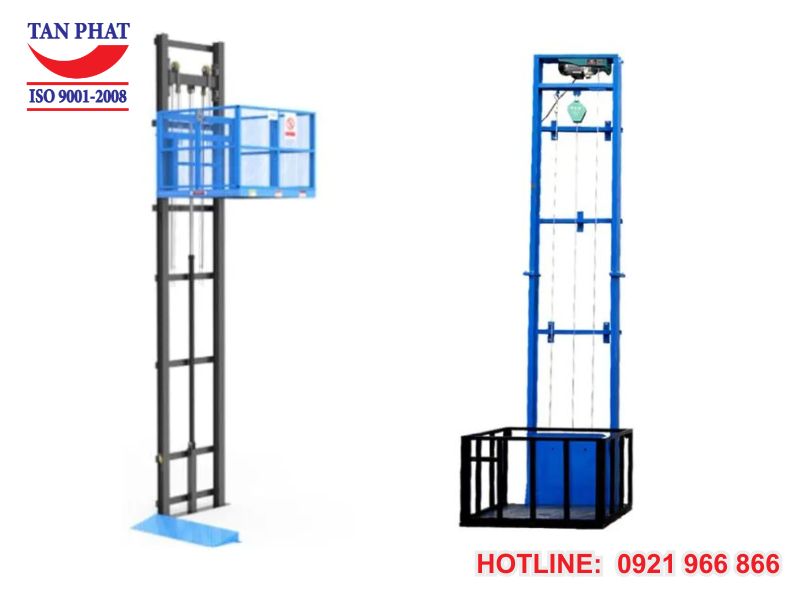 Ưu điểm nổi bật của thang tời hàng 750kg