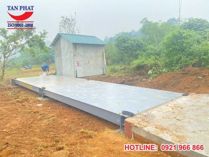 Dự án lắp đặt trạm cân ô tô 80 tấn (10x3m) tại Tuyên Quang