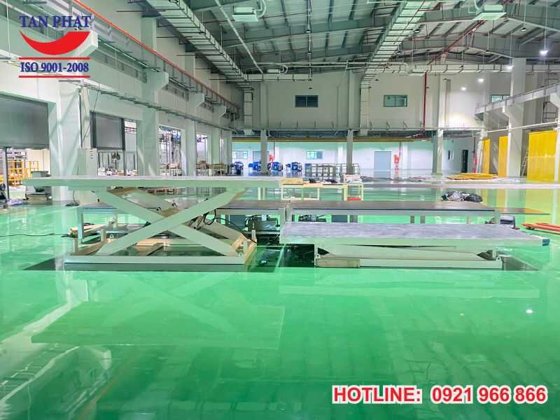 Lắp đặt bàn nâng thủy lực tại Hưng Yên