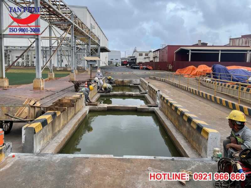 Quy trình thi công và lắp đặt trạm cân 60 tấn