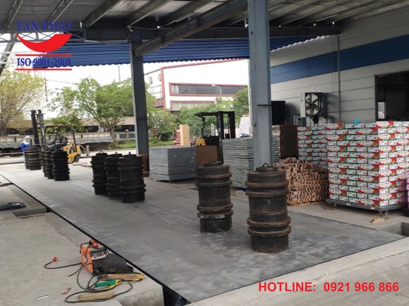 Hiệu chỉnh trạm cân điện tử 80 tấn