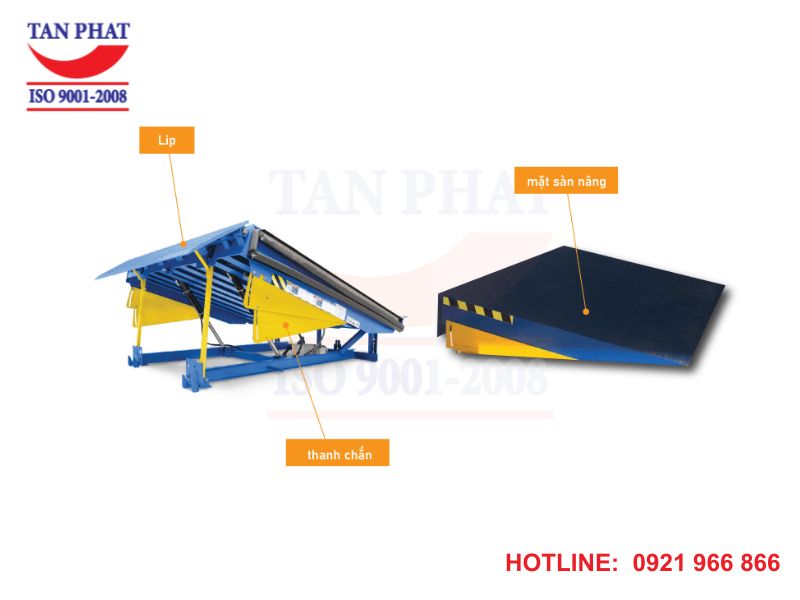 Cấu tạo sàn nâng Dock Leveler