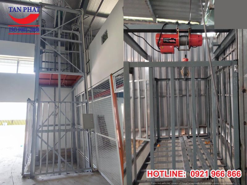 Tời nâng hàng lắp đặt nhanh chóng