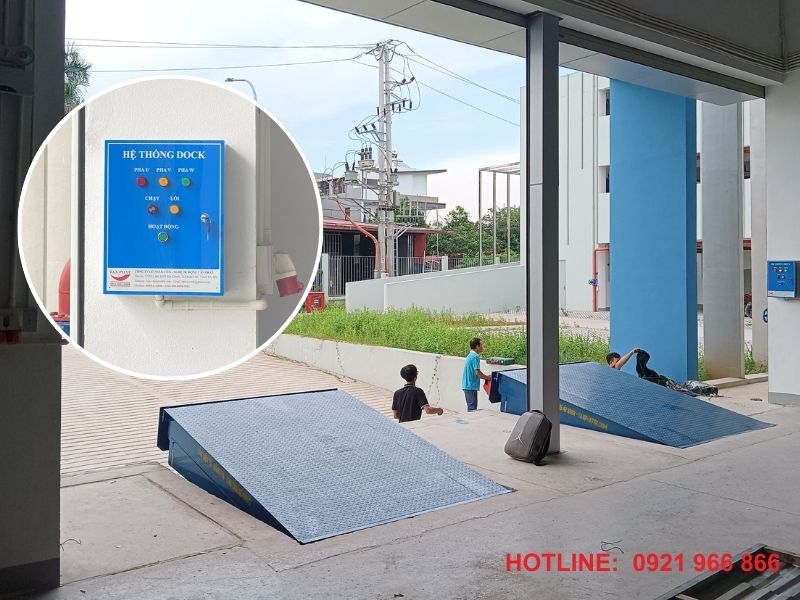 Lắp đặt hộp điều khiển nâng hạ sàn nâng thủy lực 