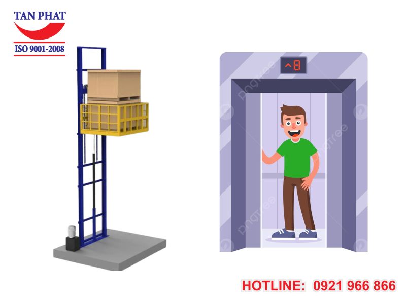 Top 10 Điểm Khác Nhau Giữa Thang Nâng Hàng Và Thang Máy Chở Người