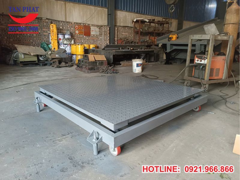 Cân sàn điện tử di động