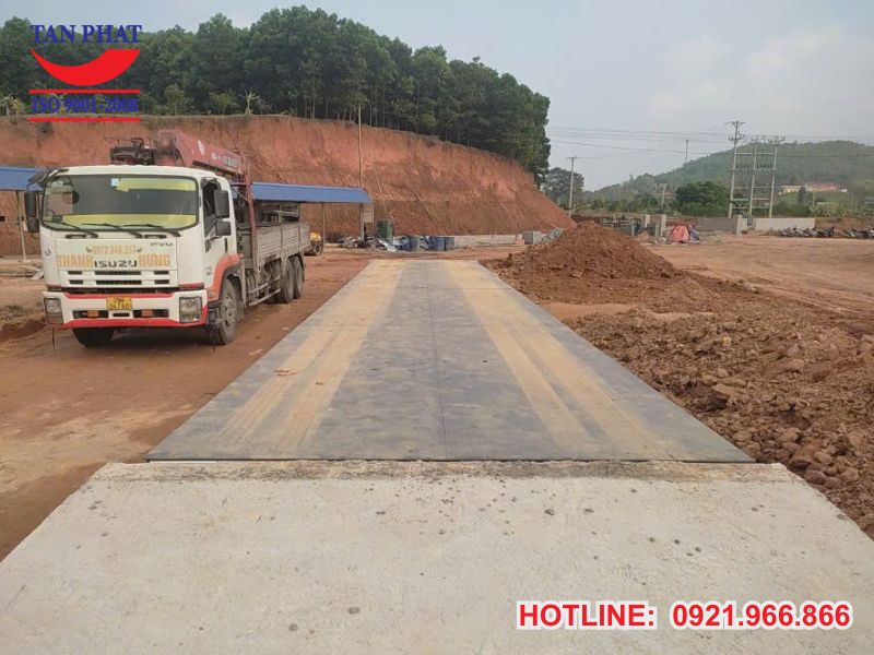 Cấu hình trạm cân điện tử 150 tấn được lắp đặt