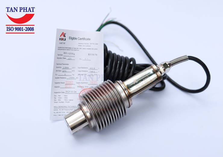 Loadcell HSX với mức tải 200kg của thương hiệu Keli.