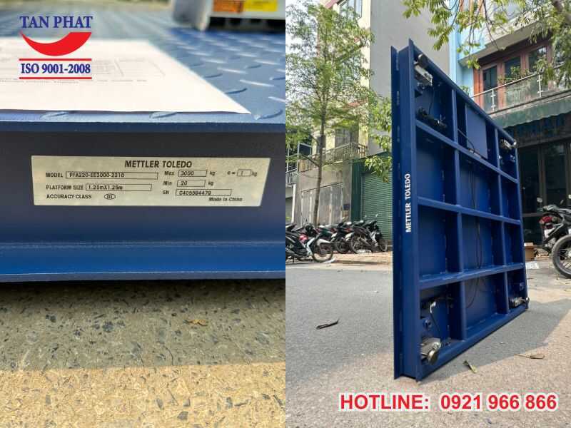 Hình ảnh thực tế: Cân sàn điện tử Mettler Toledo 3 tấn