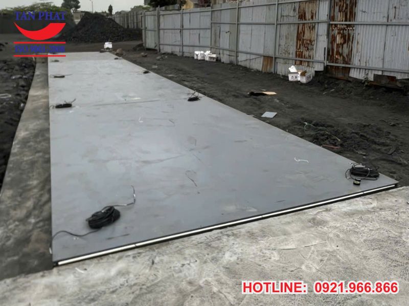 Trạm cân điện tử 150 tấn lắp đặt tại Hải Dương