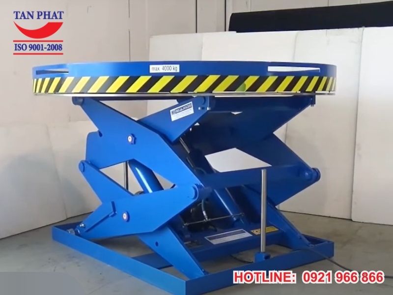 Bàn nâng thủy lực tròn ( round lift table )