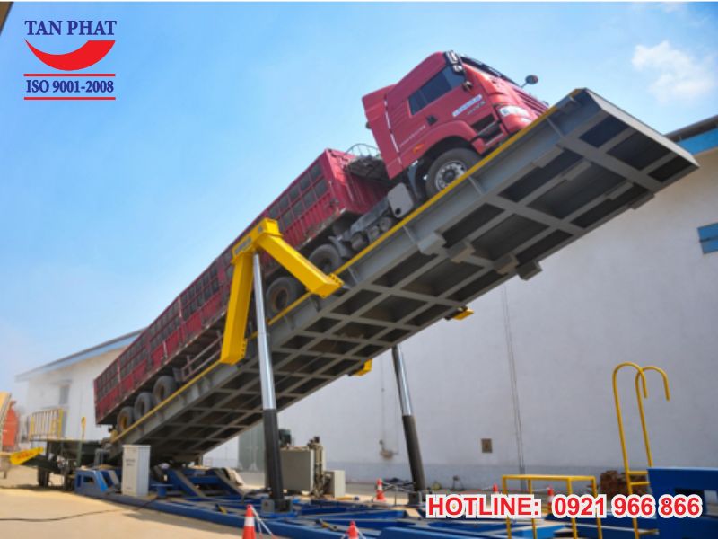Ứng dụng của bàn nâng container