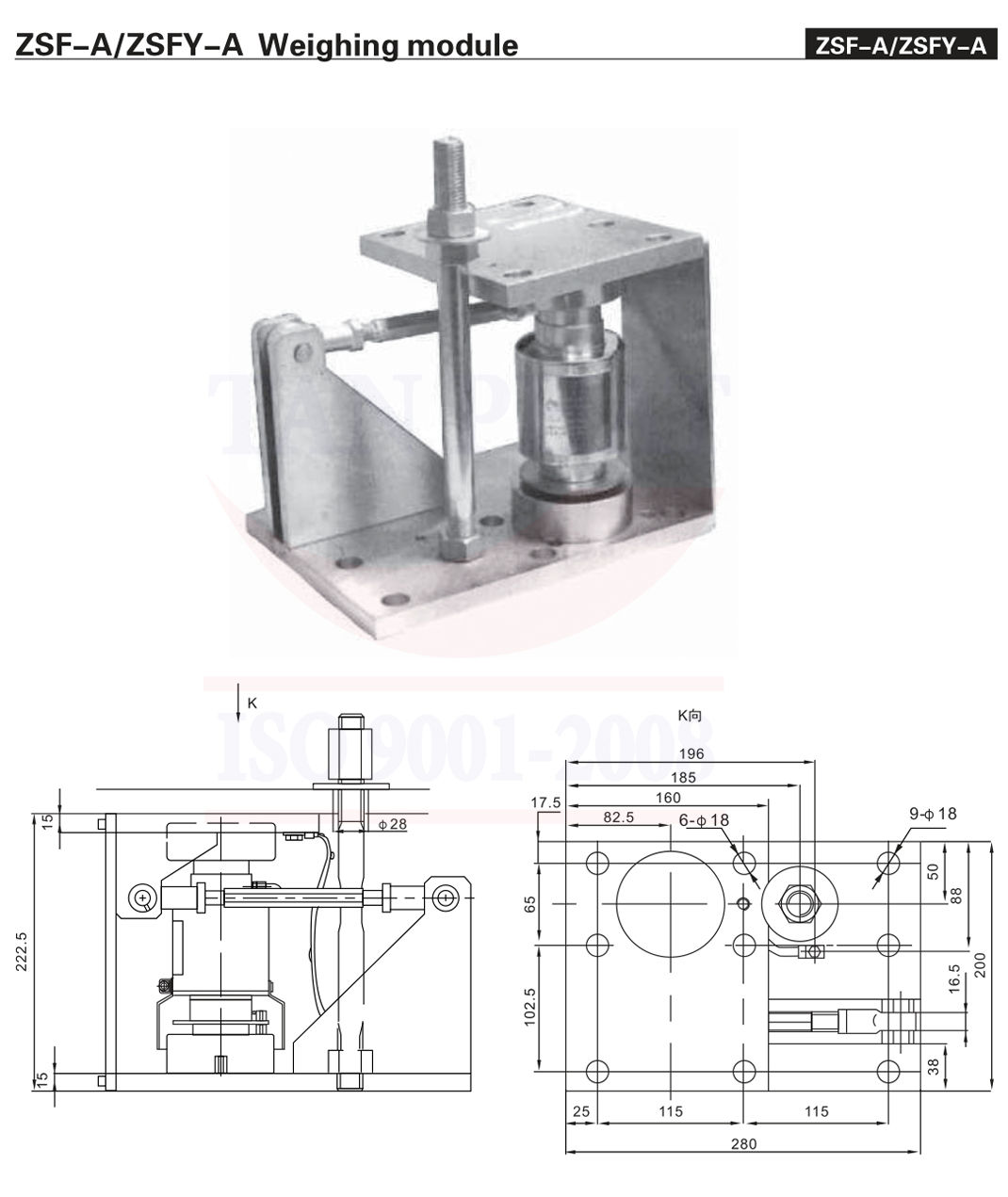 Cảm biến lực cân điện tử ZSFY chính hãng từ thương hiệu Keli