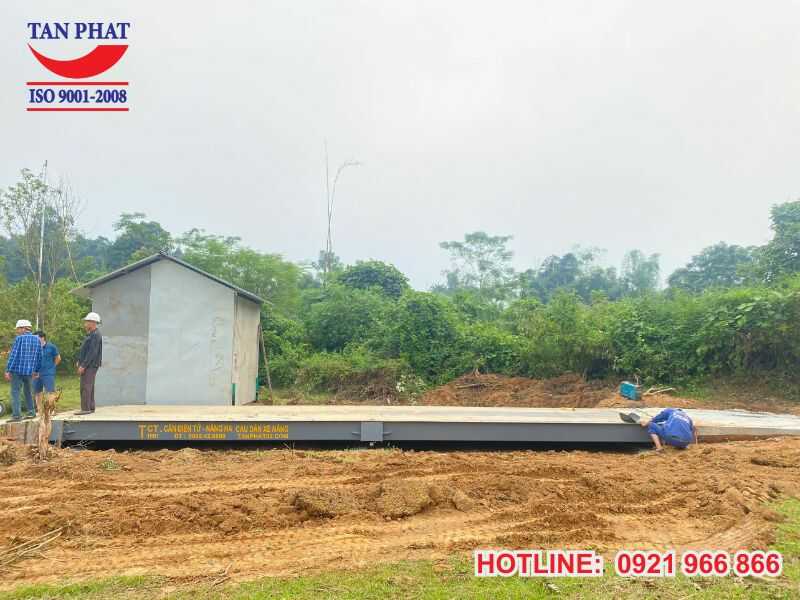 Dự án lắp đặt trạm cân 80 tấn (10x3m) tại Tuyên Quang