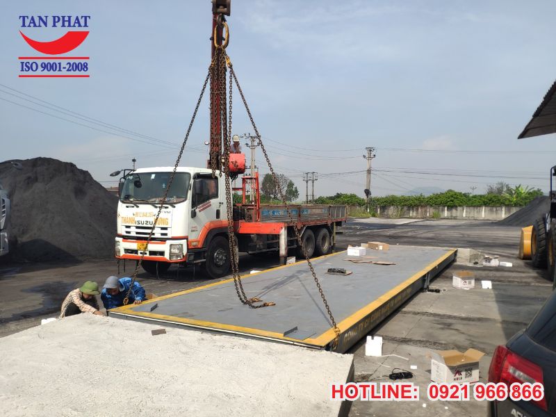 Bàn cân được căn chỉnh chính xác với từng module cân